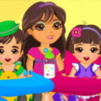 Dora Twins Babysitter