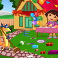 Dora Birthday Bash Cleaning