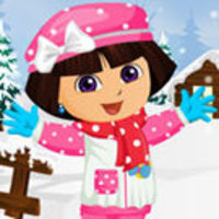 Dora Winter Fashion Dressup