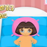 Baby Dora nap time