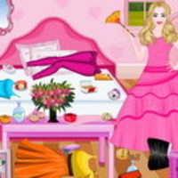 Barbie Princess Room Cleaning