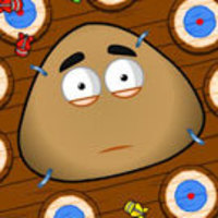 Pou Dart Wheel