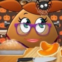 Pou Girl Pumpkin Pie