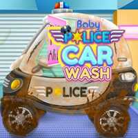 Baby Police Car Wash