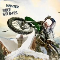 Winter Bike Stunts