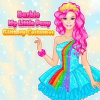 Barbie My Little Pony Glittery Costumes