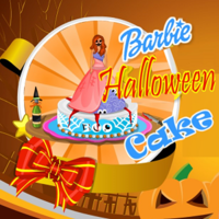 Barbie Halloween Cake
