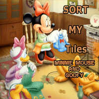 Sort My Tiles: Minnie Mouse and Goofy
