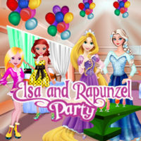 Elsa And Rapunzel Party