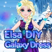 Elsa DIY Galaxy Dress