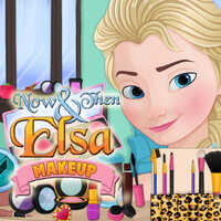 Now & Then Elsa Makeup