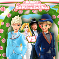 Bestman at Rapunzel Wedding Cat Noir VS Jack Frost