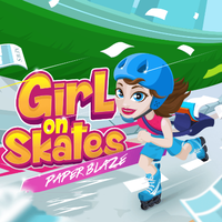 Girl on Skates Paper Blaze