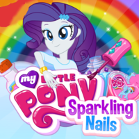 My Little Pony Sparkling Nails