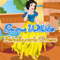 Snow White Patchwork Dress