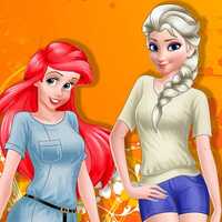 Princesses At Yard Sale