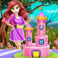 Princess Castle Cake Cooking