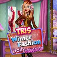 Tris Winter Fashion Dolly Dress Up