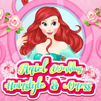 Ariel Wedding Hairstyle & Dress
