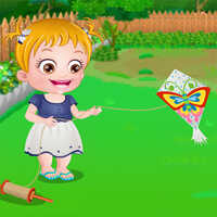 Baby Hazel Kite Flying