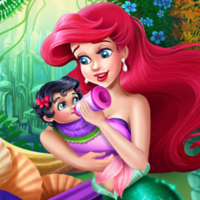 Mermaid Baby Feeding