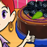 Dark Chocolate Blackberry Cheesecake: Sara's Cooking Class