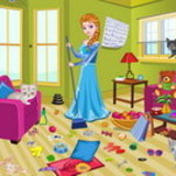 Princess Elsa Kitty Room Cleaning