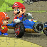 Mario And Toad Car Puzzle